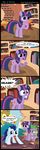  blue_hair book comic cub cutie_mark damage dialog dialogue dragon english_text equine female feral friendship_is_magic fur green_eyes group hair horn horse male mammal my_little_pony pegasus pony purple_eyes purple_fur purple_scales soarin_(mlp) spike_(mlp) text tongue tongue_out toxic-mario twilight_sparkle_(mlp) two_tone_hair unicorn wings wonderbolts_(mlp) wood young 