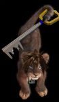  cute feline keyblade kingdom_hearts lion lion_sora male mammal sora sora_(kingdom_hearts) unknown_artist 