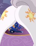  bednarowski book butt castle cutie_mark duo equine female feral friendship_is_magic hi_res horn mammal my_little_pony princess_celestia_(mlp) princess_luna_(mlp) princess_molestia_(mlp) raised_tail reading royalty sibling sisters winged_unicorn wings 