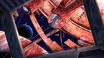  1girl cola_(gotouryouta) epic hologram holographic_monitor original planet scenery science_fiction shadow space space_craft space_shuttle stairs standing star_(sky) 