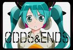  bad_id bad_pixiv_id copyright_name dusk_(yuna2439) face green_eyes green_hair hatsune_miku long_hair odds_&amp;_ends_(vocaloid) open_mouth project_diva_(series) project_diva_f solo twintails vocaloid 