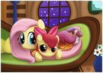  amber_eyes apple_bloom_(mlp) blue_eyes ctb-36 cub cutie_mark_crusaders_(mlp) drawing equine eyes_closed female feral flower fluttershy_(mlp) friendship_is_magic fur group hair horn horse inside mammal my_little_pony orange_fur pillow pink_hair pony purple_hair red_hair ribbons scootaloo_(mlp) sky sleeping stars sweetie_belle_(mlp) two_tone_hair unicorn vase white_fur window yellow_fur young 