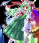  asahina ex-keine kamishirasawa_keine lolita_fashion long_hair red_eyes solo tail touhou 