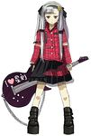  asymmetrical_bangs asymmetrical_hair bangs boots code_geass fujishiro_touma guitar highres instrument solo tianzi 