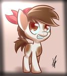  brown_eyes brown_hair cub echowolf800 equine feral friendship_is_magic hair horse male mammal my_little_pony pipsqueak_(mlp) pony smile solo spotted young 