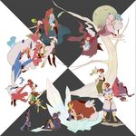  6+girls ai_(pokemon) alicia_(pokemon) alternate_form arceus arlon_(pokemon) artist_request bad_id bad_pixiv_id bike_shorts black_hair blonde_hair blue_eyes brown_eyes brown_hair cape celebi chocolate closed_eyes damos_(pokemon) darkrai deoxys dress entei everyone eye_contact film_strip fleura_(pokemon) flower gen_1_pokemon gen_2_pokemon gen_3_pokemon gen_4_pokemon gen_5_pokemon giratina glasses green_eyes green_hair haruka_(pokemon) hat head_wreath highres hikari_(pokemon) holding holding_hands hug jirachi kanon_(pokemon) latias latios leaf legendary_pokemon long_hair long_image looking_at_another lucario lugia manaphy masato_(pokemon) mewtwo mii_snowdon minun multiple_boys multiple_girls ookido_yukinari pichu plusle pokemon pokemon_(anime) pokemon_(classic_anime) pokemon_(creature) pokemon_ag pokemon_dp_(anime) pokemon_m01 pokemon_m02 pokemon_m03 pokemon_m04 pokemon_m05 pokemon_m06 pokemon_m07 pokemon_m08 sandals shaymin short_hair silver_eyes silver_hair simple_background sitting sketchbook standing tears tooi_rondo veil wide_image younger zoroark zorua 