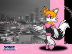  canine city cityscape fox green_eyes male mammal miles_prower plushdragon sega solo sonic_(series) 