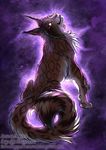  ambiguous_gender feline feral jc kinra'lahk looking_at_viewer looking_back lynx mammal purple_eyes whiskers 