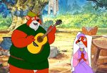  bulge female fender1988 maid_marian male obese overweight robin_hood robin_hood_(disney) tunic 