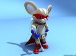  anthro belt blue_background boots cute floss male mammal mouse plain_background rodent shane_richards shanerichards solo super_hero 