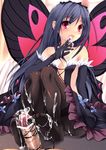  accel_world cum footjob kuroyukihime pantsu pantyhose penis wings yagami_akiichi 