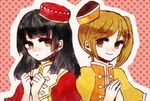  2girls crying da_qiao hat koei long_hair multiple_girls shin_sangoku_musou smile xiao_qiao 