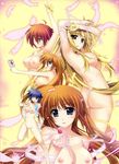  fate_testarossa fujima_takuya mahou_shoujo_lyrical_nanoha mahou_shoujo_lyrical_nanoha_vivid naked nipples nove photoshop subaru_nakajima takamachi_nanoha teana_lanster 