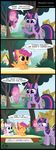 comic cotton_candy cub cutie_mark dialog dialogue eating english_text equine eye_closed eyes_closed female feral friendship_is_magic fur green_eyes group hair horn horse magic mammal my_little_pony open_mouth orange_fur outside pegasus pink_hair pony purple_eyes purple_fur purple_hair scootaloo_(mlp) sky smile sweetie_belle_(mlp) text toxic-mario tree twilight_sparkle_(mlp) two_tone_hair unicorn white_fur wings wood young 