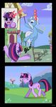  animated comic equine female friendship_is_magic horse my_little_pony pony ponykillerx trixie twilight_sparkle_(mlp) 