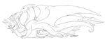  dragon eyes_closed female kissing lying male multi_head on_back penetration penis pussy sefeiren sex sketch spread_legs spreading straight vaginal vaginal_penetration wings 