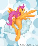  anus butt cloud cobalt_snow equine exposed female friendship_is_magic mammal my_little_pony pegasus purple_eyes pussy rawrcharlierawr scootaloo_(mlp) sky smile solo wings 