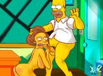  edna_krabappel homer_simpson tagme the_simpsons xl-toons 