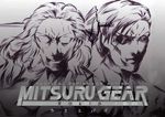  eyepatch ikutsuki_shuuji kirijou_takeharu male_focus metal_gear_(series) metal_gear_solid monochrome multiple_boys parody persona persona_3 purple segami_daisuke 