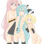  luka_megurine miku_hatsune rin_kagamine tagme vocaloid 