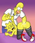  homer_simpson lisa_simpson maxwell_edison tagme the_simpsons 