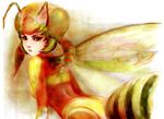  antennae bee_girl final_fantasy final_fantasy_x fm77_(artist) insect_girl insect_wings lowres magus_sisters mindy_magus monster_girl solo wings 