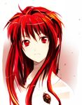  alastor_(shakugan_no_shana) bare_shoulders duplicate jewelry long_hair pendant puyo red_eyes red_hair shakugan_no_shana shana 