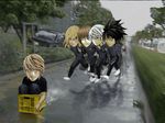  animated animated_gif artist_request death_note l_(death_note) lowres matt mello multiple_boys near what yagami_light 