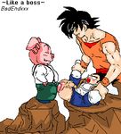  animated badendxxx dragon_ball_z oolong son_goku vegeta 