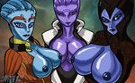  aria_t&#039;loak asari grriva mass_effect samara tagme 