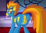  amber_eyes anus clothing equine eyewear female feral friendship_is_magic goggles hair mammal my_little_pony orange_hair pegasus pussy solo spitfire spitfire_(mlp) tongue tongue_out wings wonderbolts_(mlp) ziemniax 