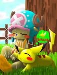  chopper one_piece pikachu pokemon tagme 