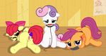  apple_bloom cutie_mark_crusaders friendship_is_magic my_little_pony pyruvate scootaloo sweetie_belle 