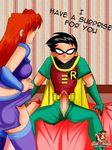  dc robin sheanimale starfire teen_titans 