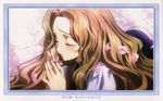  artist_request ashford_academy_uniform closed_eyes code_geass code_geass:_lost_colors highres nunnally_lamperouge petals scan solo tears 