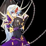  alphes_(style) auer bad_id bad_pixiv_id book chain cosplay crossover ex-keine fusion horns kamishirasawa_keine kel'thuzad kel'thuzad_(cosplay) lich long_hair parody ribbon solo style_parody touhou warcraft world_of_warcraft 
