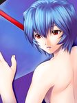  ayanami_rei bad_id bad_pixiv_id blue_hair neon_genesis_evangelion nude red_eyes short_hair solo yagitori 