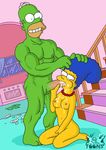  homer_simpson hulk marge_simpson the_simpsons xl-toons 