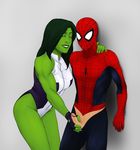  jennifer_walters marvel parcheesy peter_parker she-hulk snowman1940 spider-man 