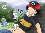  ash_ketchum meloetta mycrunchycookie oshawott pokemon tornadus 