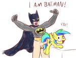  batman batman_(series) bestiality bottomless crossover cub dc dialog english_text equine erection female feral friendship_is_magic horse interspecies looking_back male mammal my_little_pony penetration penis pony sex smile straight text vaginal vaginal_penetration whatsapokemon young 