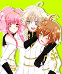  2boys anya_alstreim bad_id bad_pixiv_id code_geass gino_weinberg guriko knights_of_the_round_uniform kururugi_suzaku multiple_boys pink_eyes pink_hair 