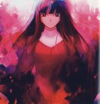  absurdres artist_request asagami_fujino bangs highres kara_no_kyoukai scan solo 