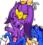  anal anal_penetration avian balls bird breasts dickgirl eyewear goggles green_eyes hedgehog intersex interspecies mammal nipples nude penetration penis perverted_bunny purple_body sega sex sonic_(series) sonic_riders sonic_team sonic_the_hedgehog swallow_(bird) uncut wave_the_swallow 