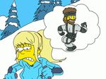 animated animated_gif ass gif metal_gear_solid metroid parody samus_aran solid_snake super_smash_bros. the_simpsons yellow_skin zero_suit 