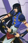  absurdres artist_request chinese_clothes code_geass highres li_xingke male_focus scan solo sword tangzhuang weapon 