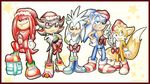  knuckles_the_echidna shadow_the_hedgehog silver_the_hedgehog sonic_the_hedgehog tails zoomswish 