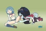  adventure_time mahou_shoujo_madoka_magica marceline sayaka_miki turk128 