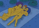  homer_simpson jimmy marge_simpson selma_bouvier the_simpsons 