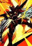  gurren-lagann helmet machinery mecha no_humans soyoking tengen_toppa_gurren_lagann weapon 